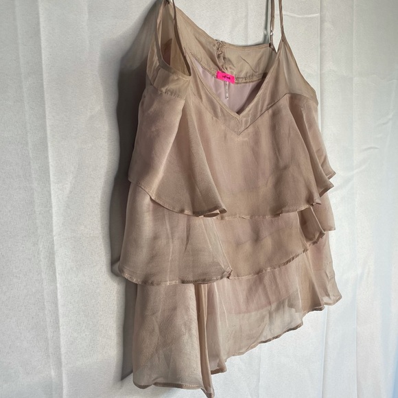 Ruffled Spaghetti Strap Blouse - Picture 7 of 14